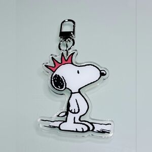 Snoopy Keychain Purse Backpack Charm Clip